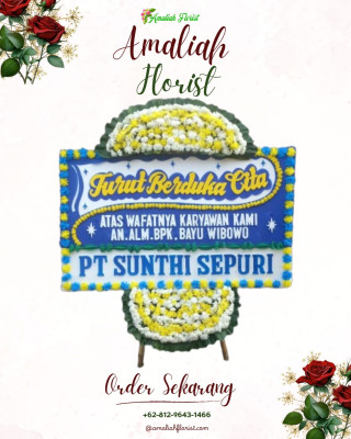 Papan Bunga Duka di Kota Matsum I